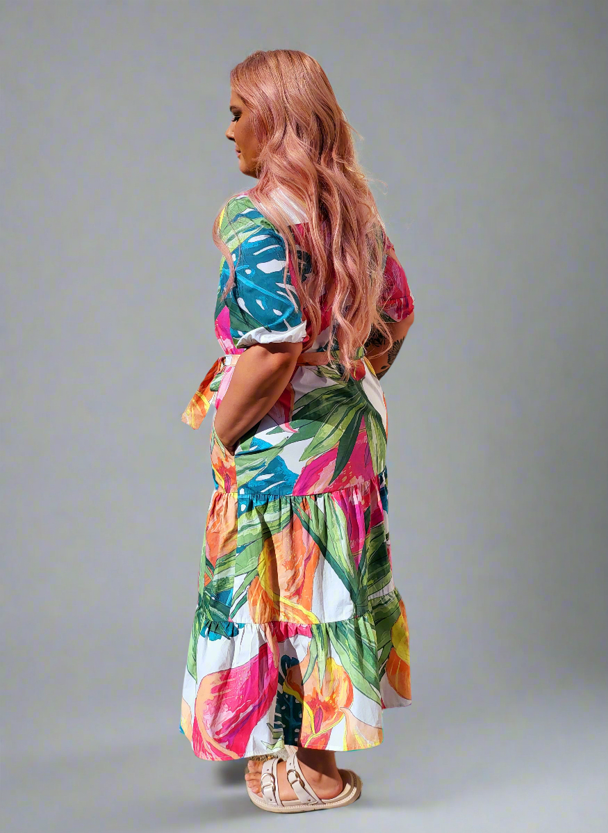Out of Office Midi Dress