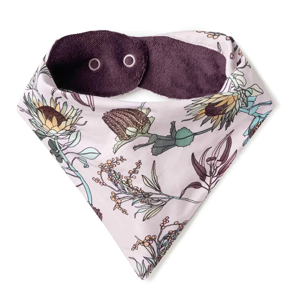 Organic Dribble Bib - Banksia