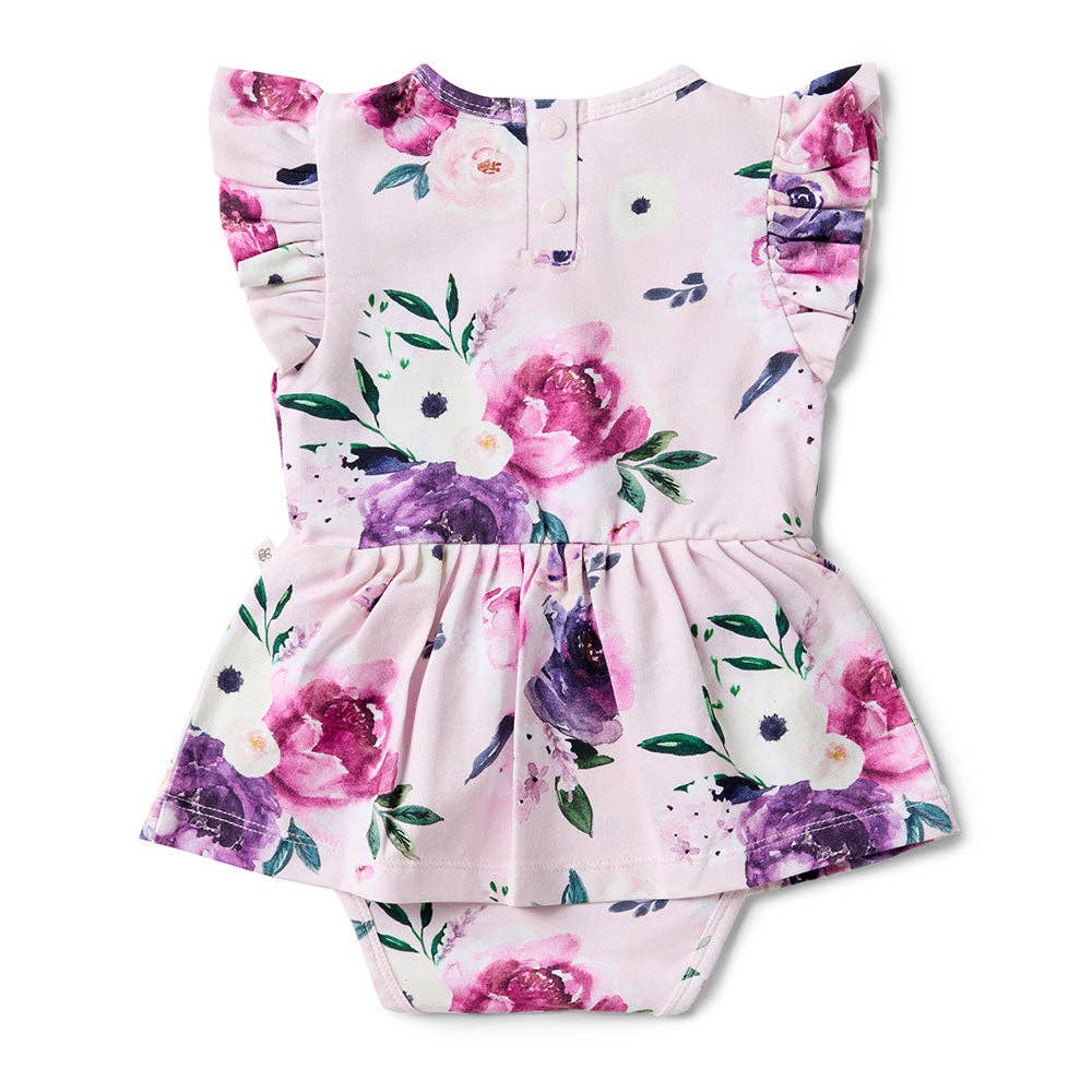 Floral Kiss Short Sleeve Organic Dress