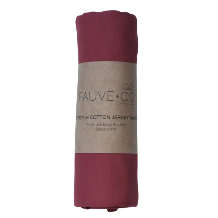Evie Stretch Swaddle - Berry