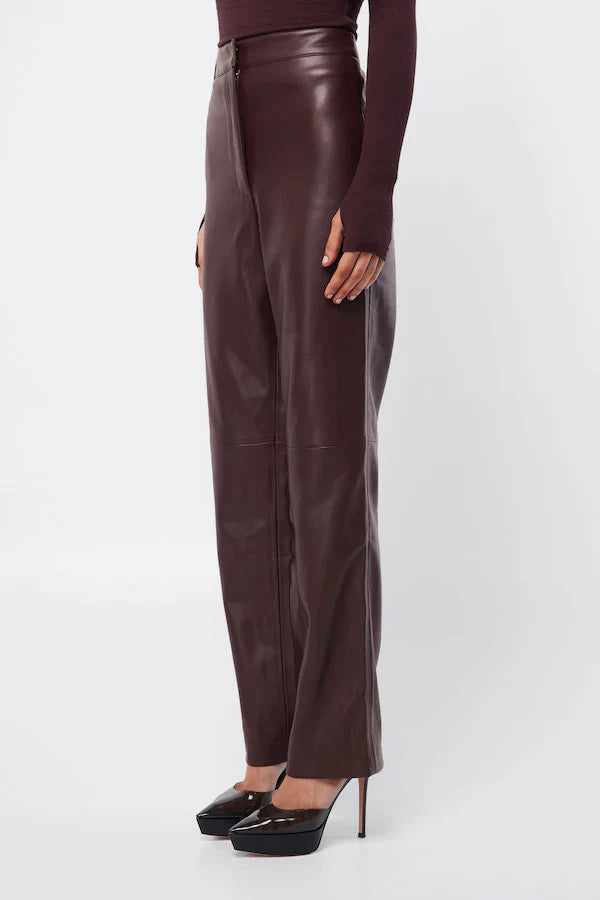 The Habitual Pant - Burgundy