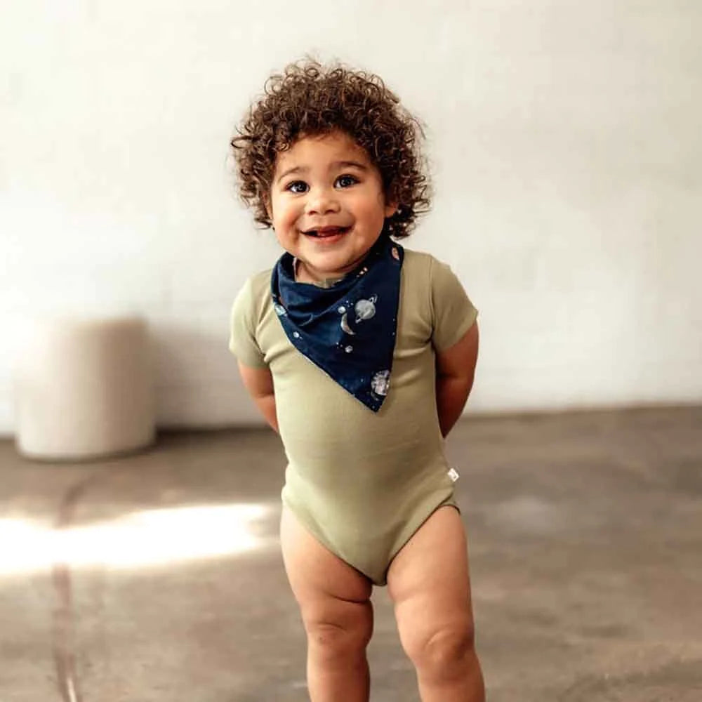Organic Dribble Bib - Milky Way