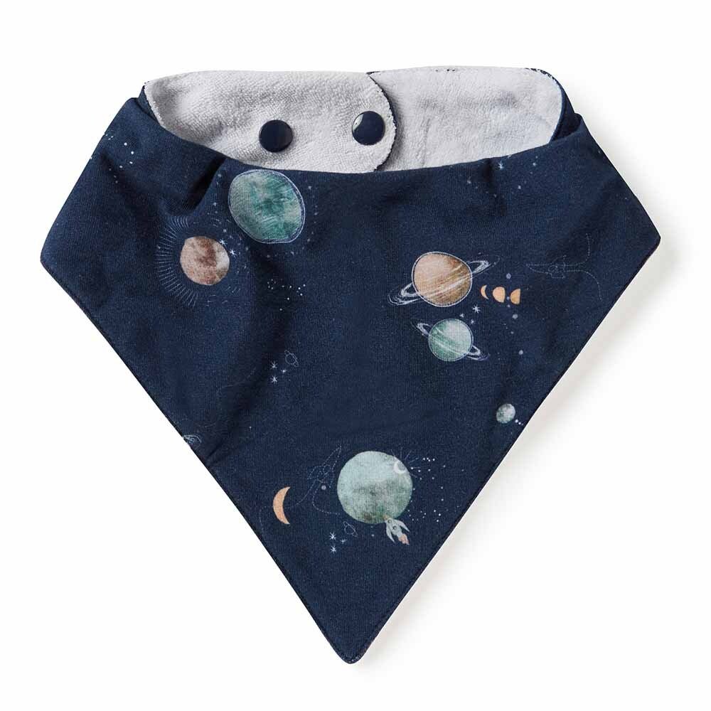 Organic Dribble Bib - Milky Way