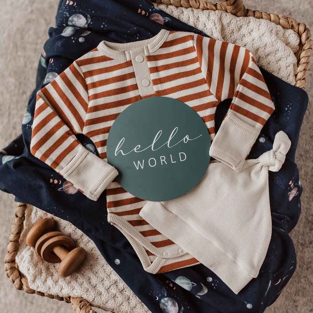 Reversible Milestone Cards - Milky Way & Soft Moss