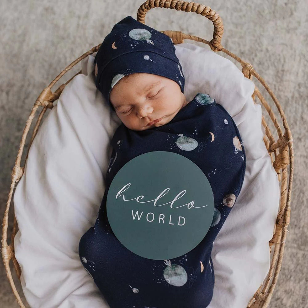 Reversible Milestone Cards - Milky Way & Soft Moss