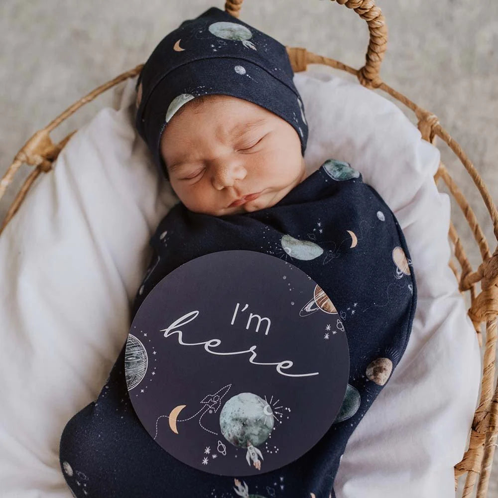 Reversible Milestone Cards - Milky Way & Soft Moss