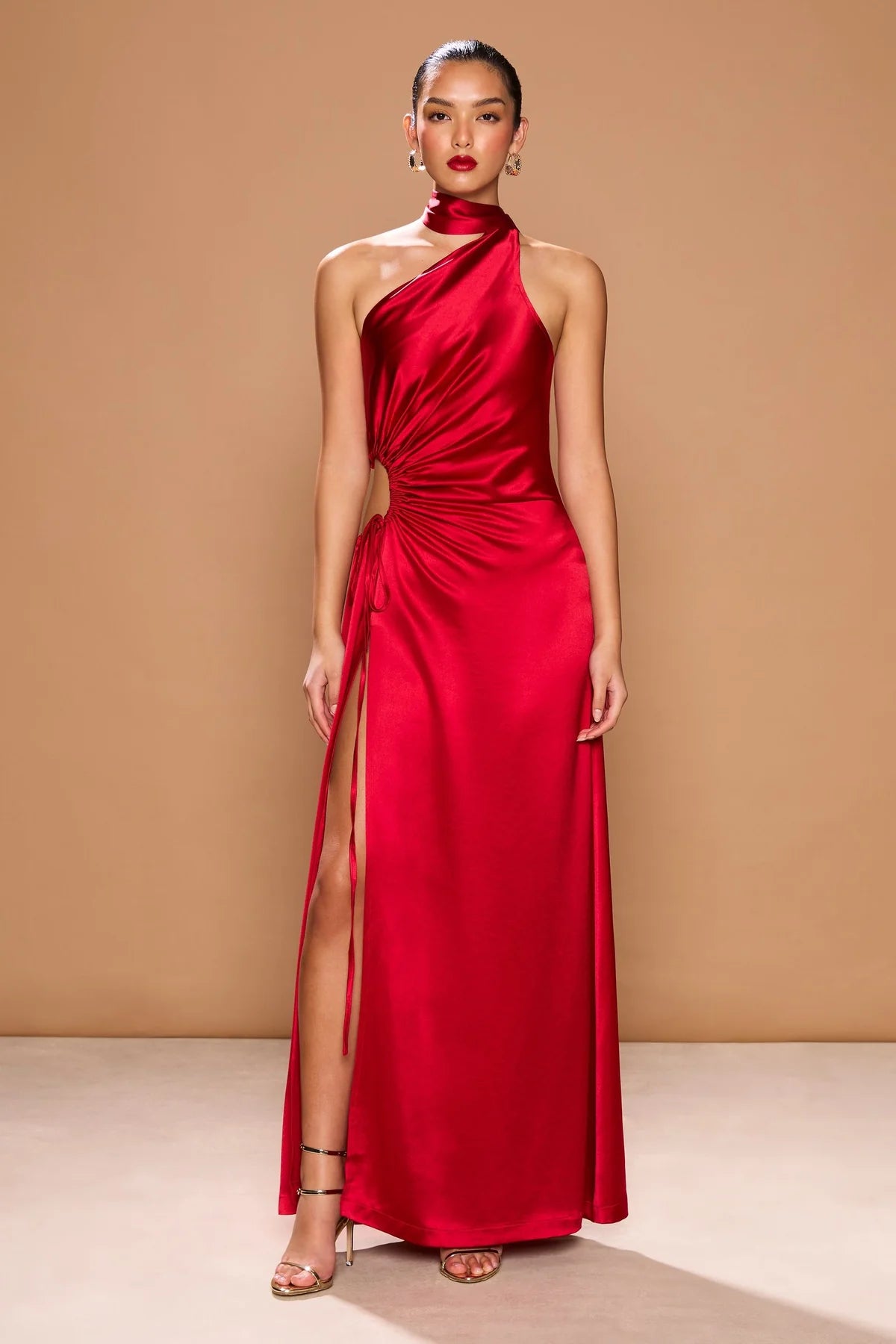 Alia Dress - Sorrento Red