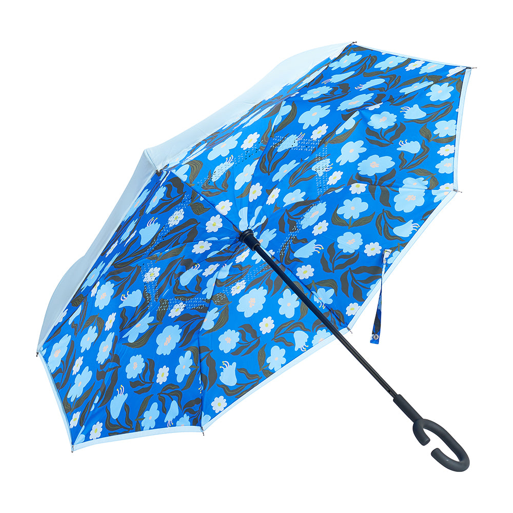 Reverse Umbrella - Nocturnal Blooms