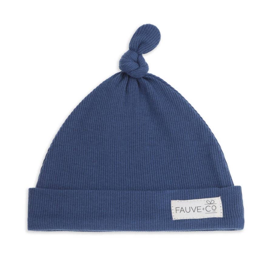 Wanderer Organic Beanie - Oxford Blue
