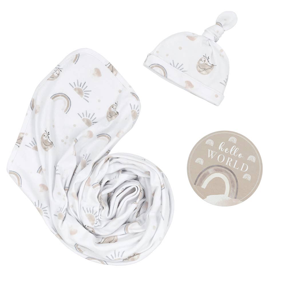 Newborn Gift Set - Happy Sloth