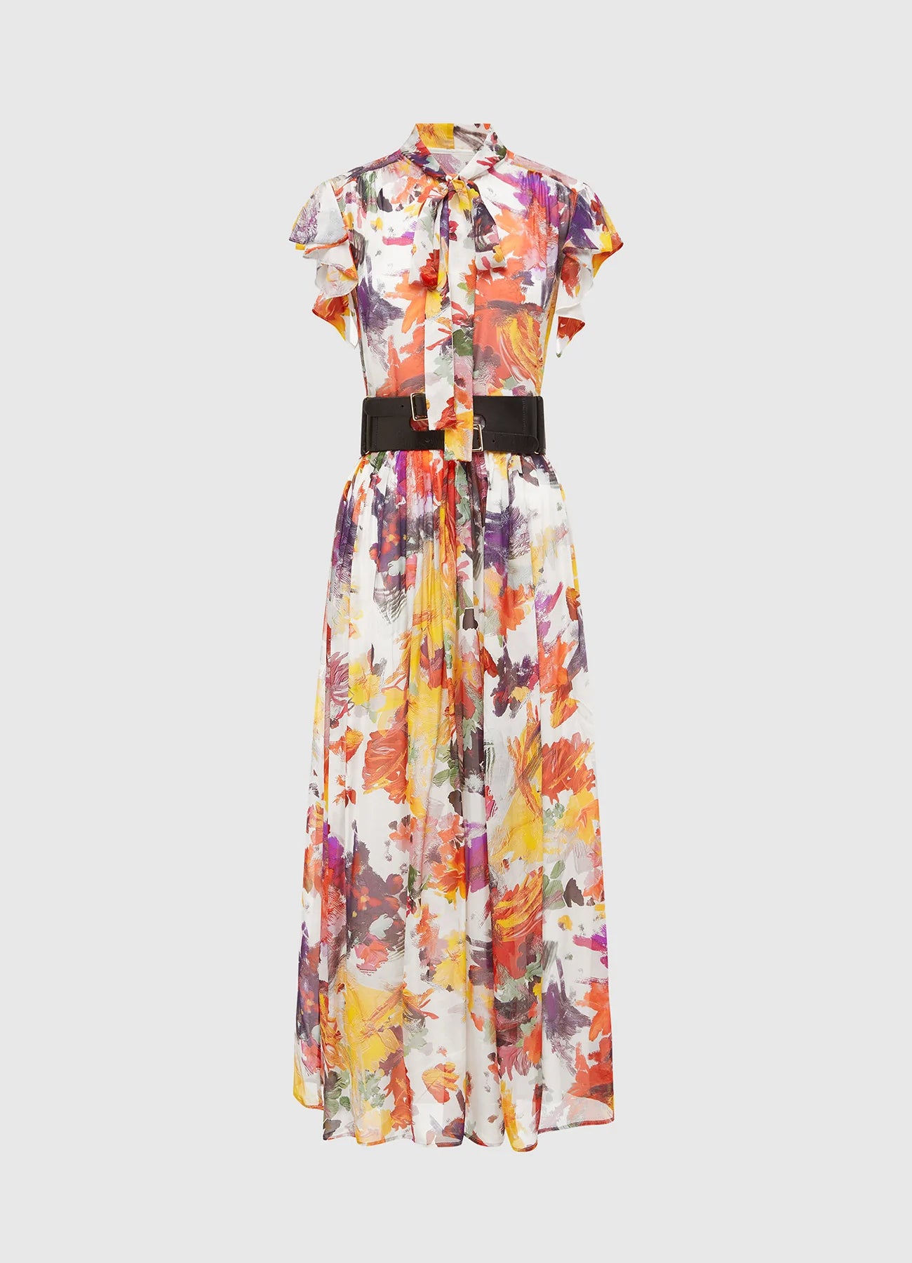 Poise Flutter Sleeve Dress