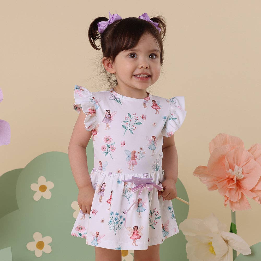 Fairy Garden Short Sleeve Organic Dress