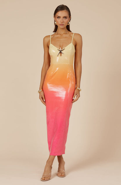 Benito Midi Dress - Tropical