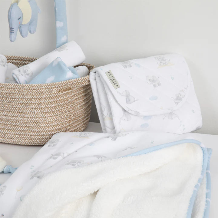 3 Pack Organic Wash Cloths - Elephant Playtime