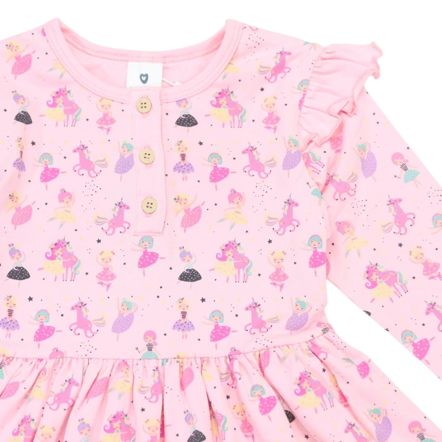 Dancing Unicorn Dress - Pink