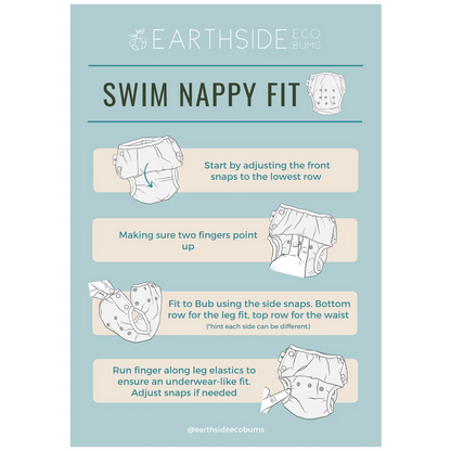 Reusable Swim Nappy - Shell