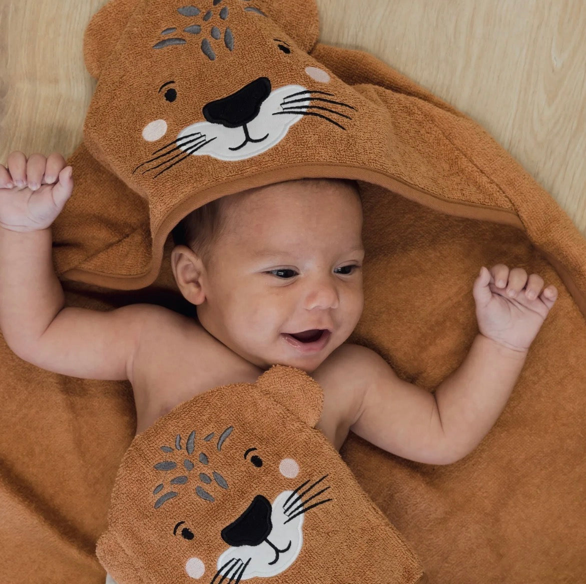 Bath Mitt - Cheetah