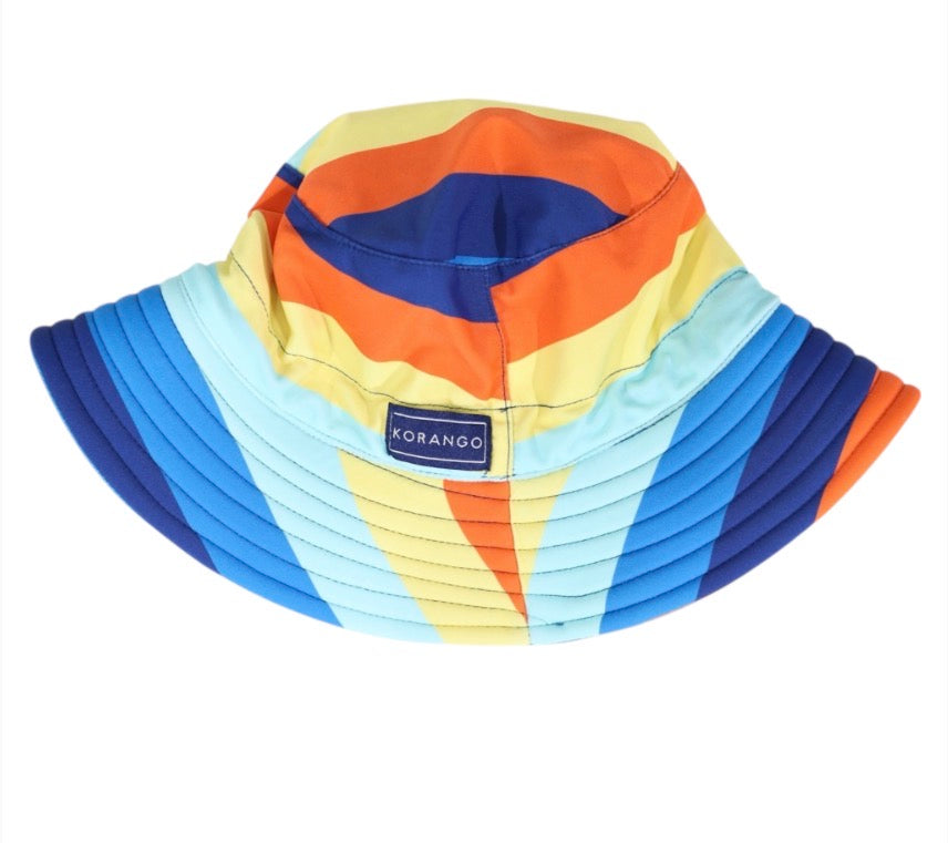 Striped Swim Hat UPF50+