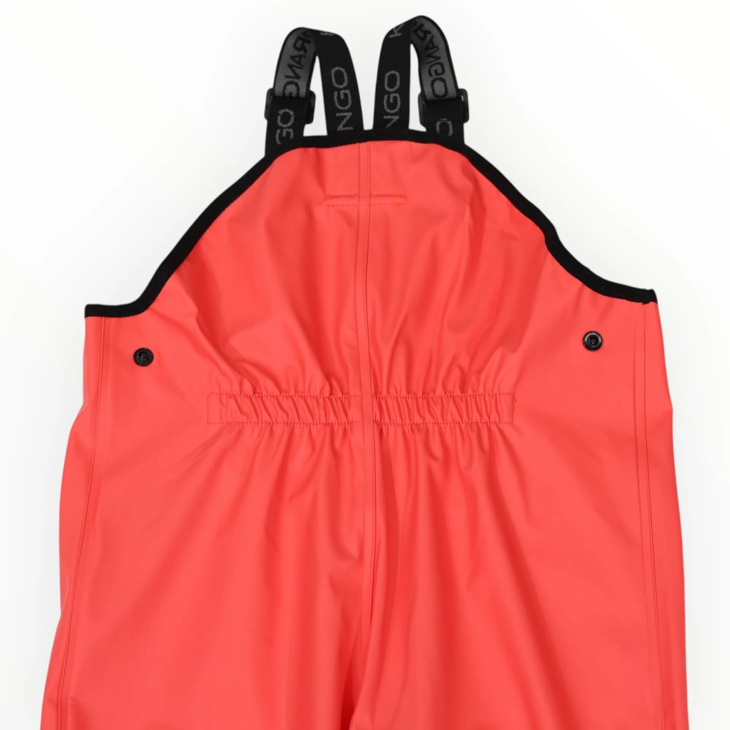 Waterproof Adjustable Rain Overalls - Red