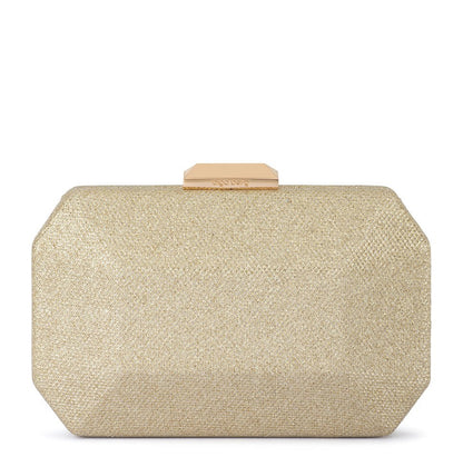 Avery Faceted Clutch - Gold