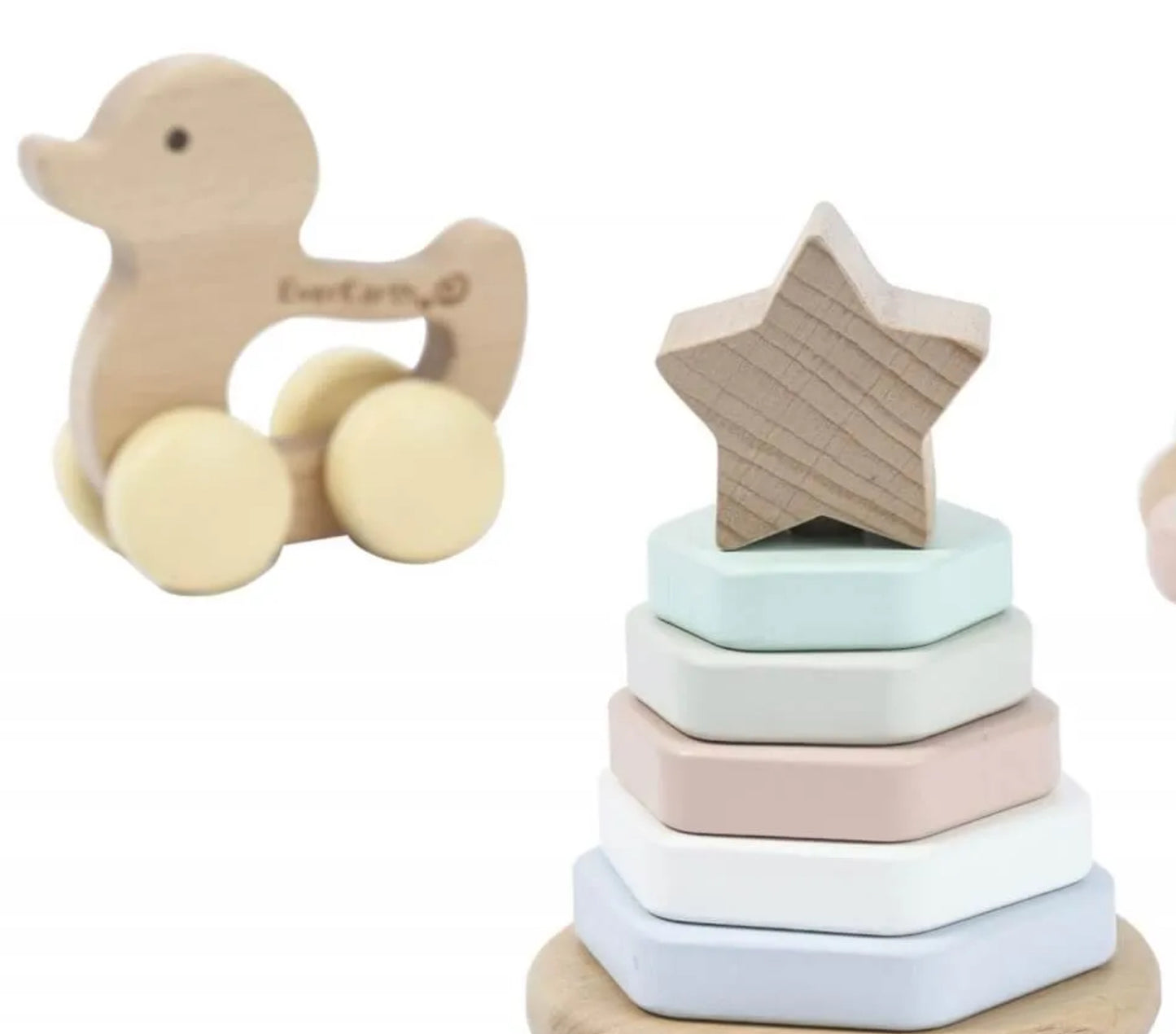 Wooden Baby Gift Set