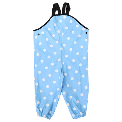 Colour Change Waterproof Overalls - Blue Polka