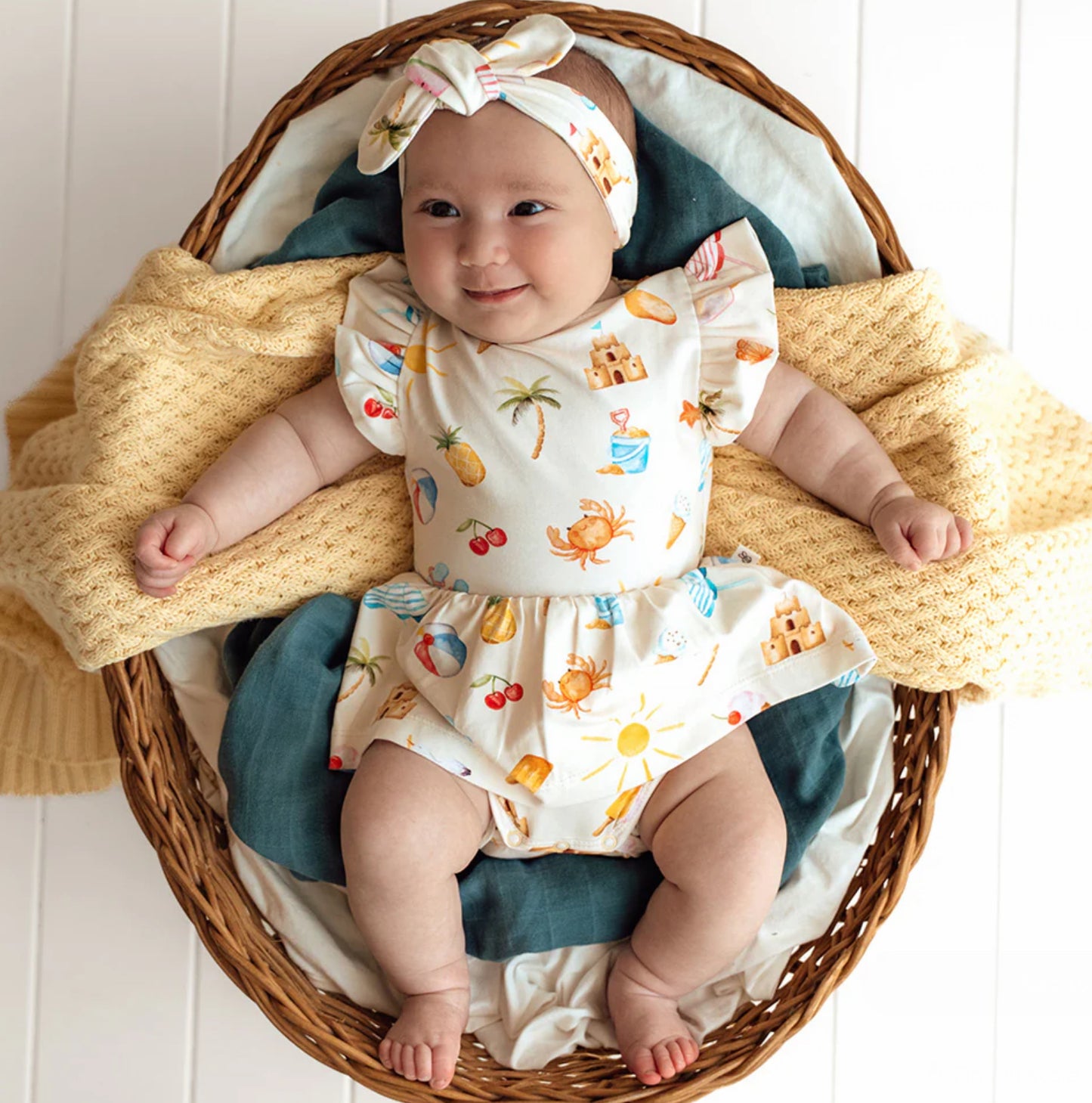 Beach Fun Short Sleeve Organic Dress