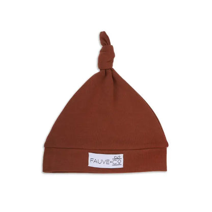 Evie Knotted Beanie - Spice
