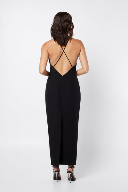 Agenda Midi Dress - Black