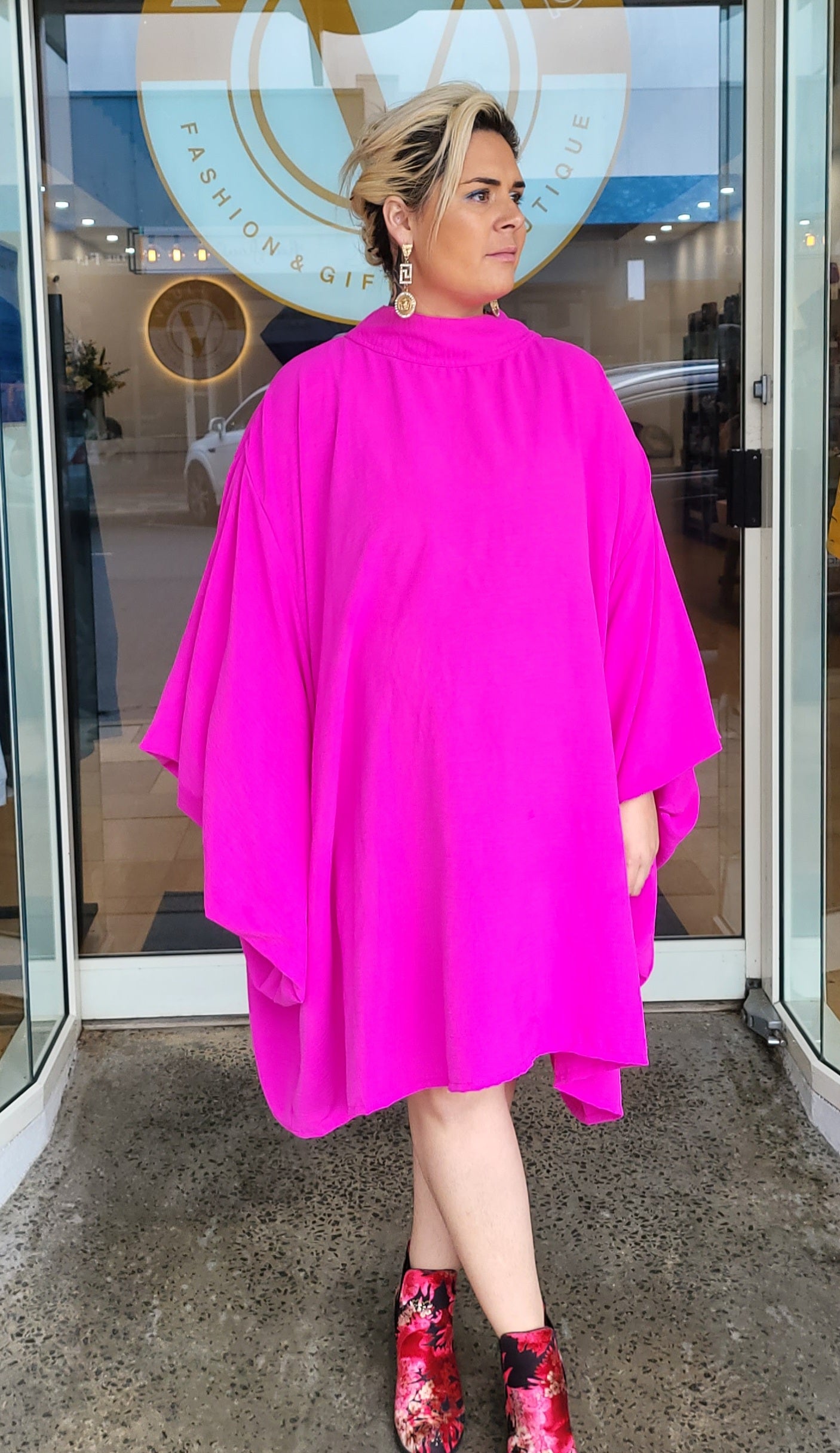 Gaga Dress - Magenta