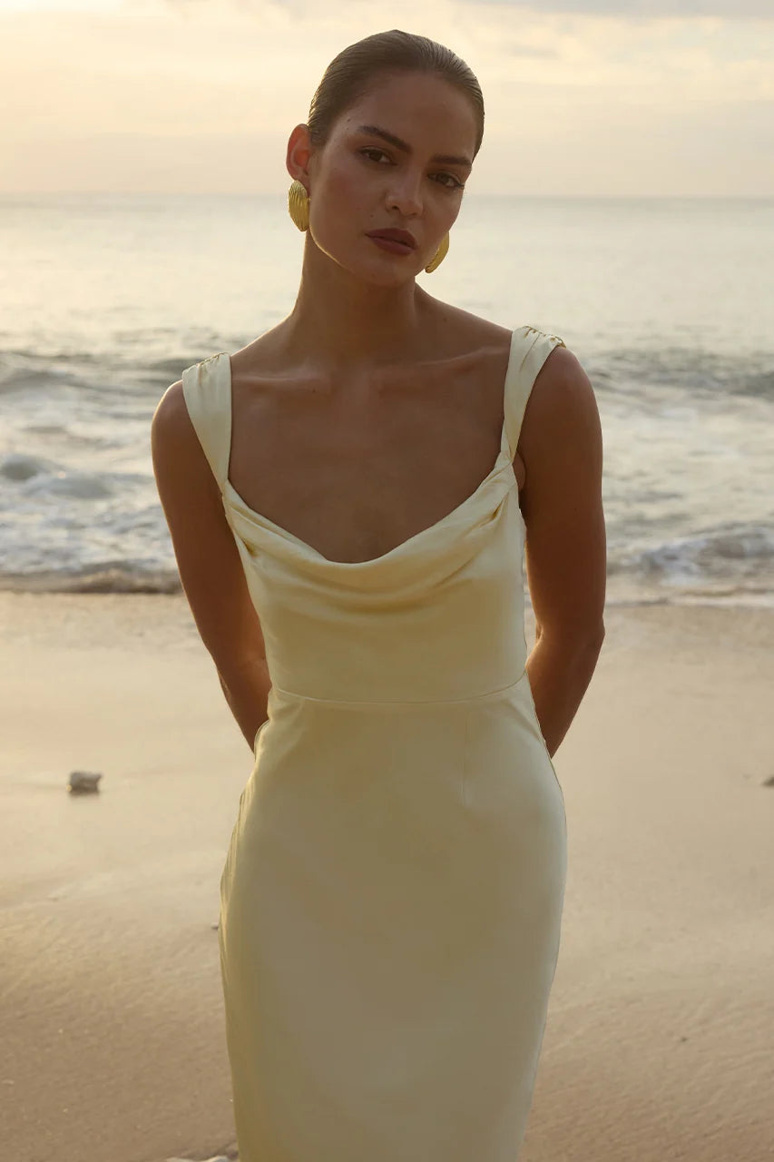 Margot Maxi Dress - Lemon