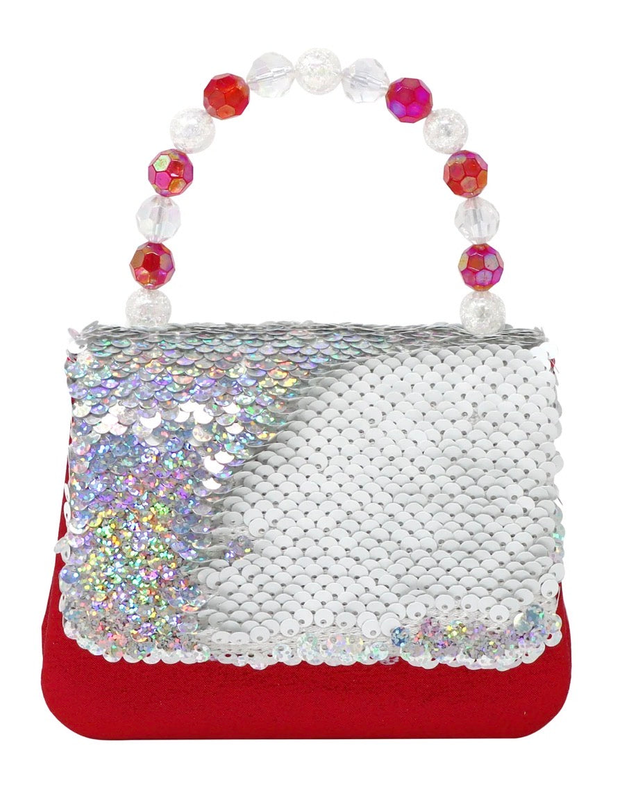 Reversible Sequin Festive Hard Handbag