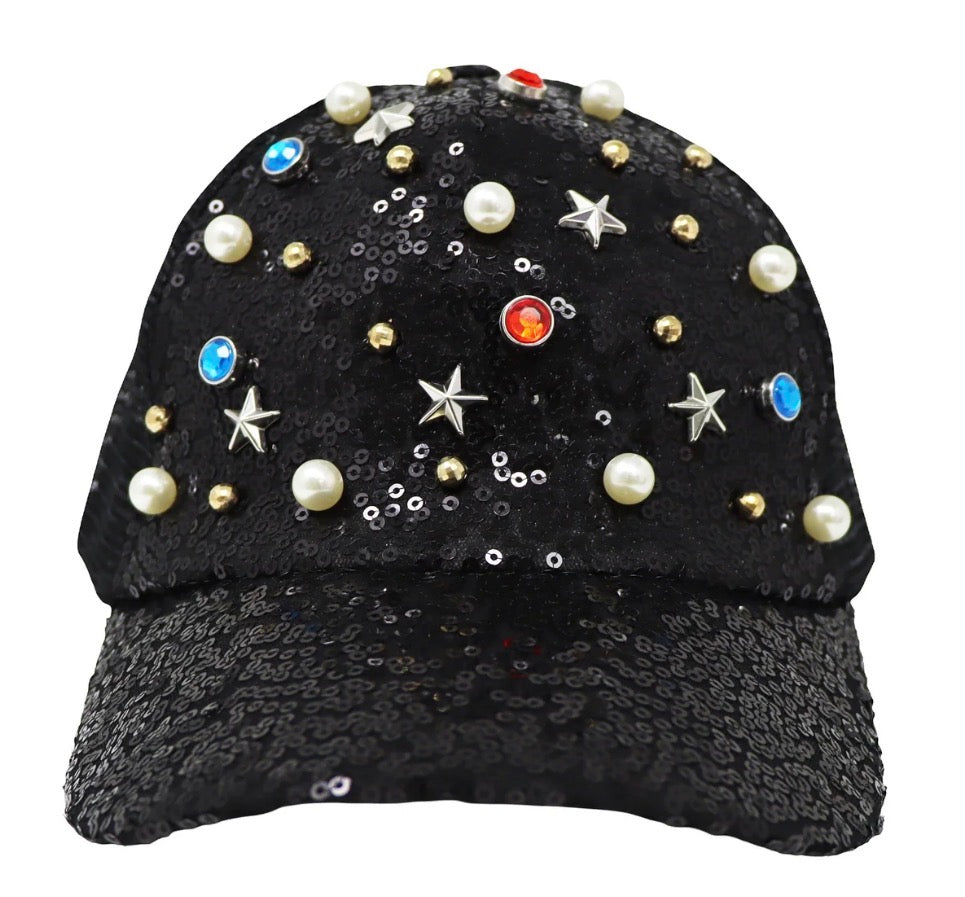Rhinestone cap