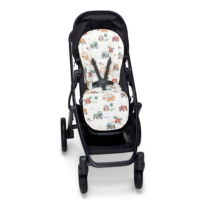 Diggers & Tractors Universal Organic Pram Liner