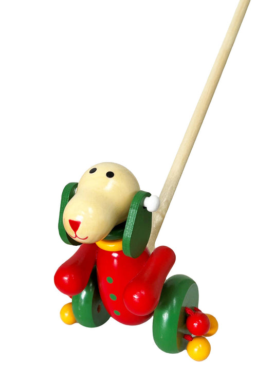 Wooden Push Toy - Puppy