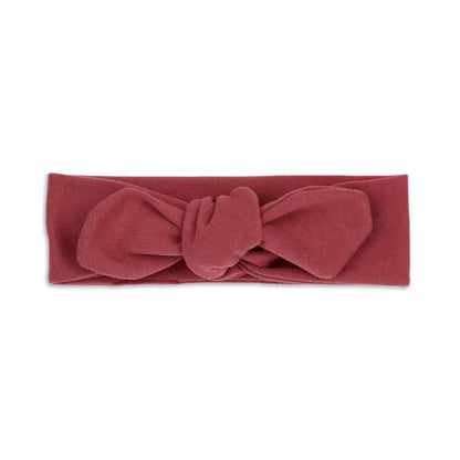 Evie Knotted Headband - Berry