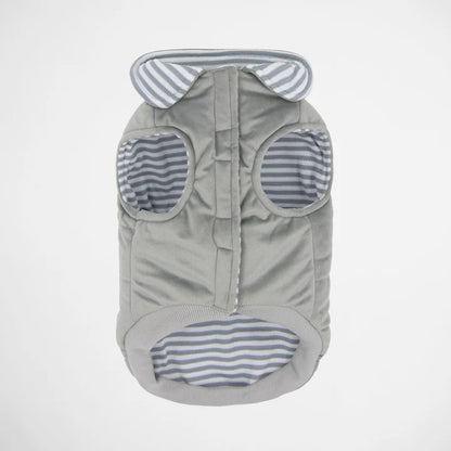 Reversible Light Sweater - Grey Stripe