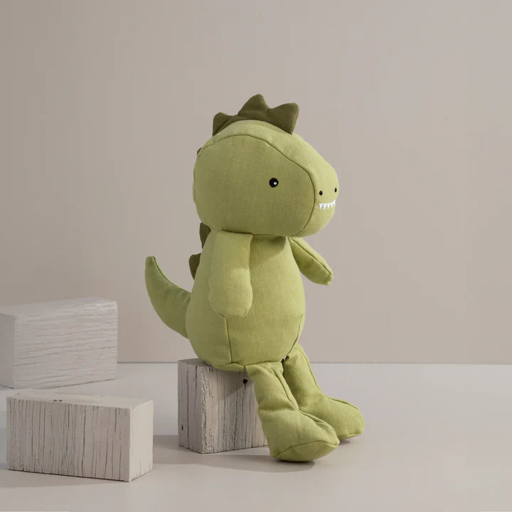 Large Linen Animal - Dennis The Dinosaur