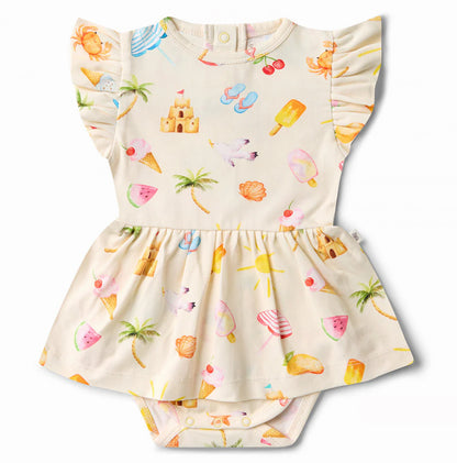 Beach Fun Short Sleeve Organic Dress