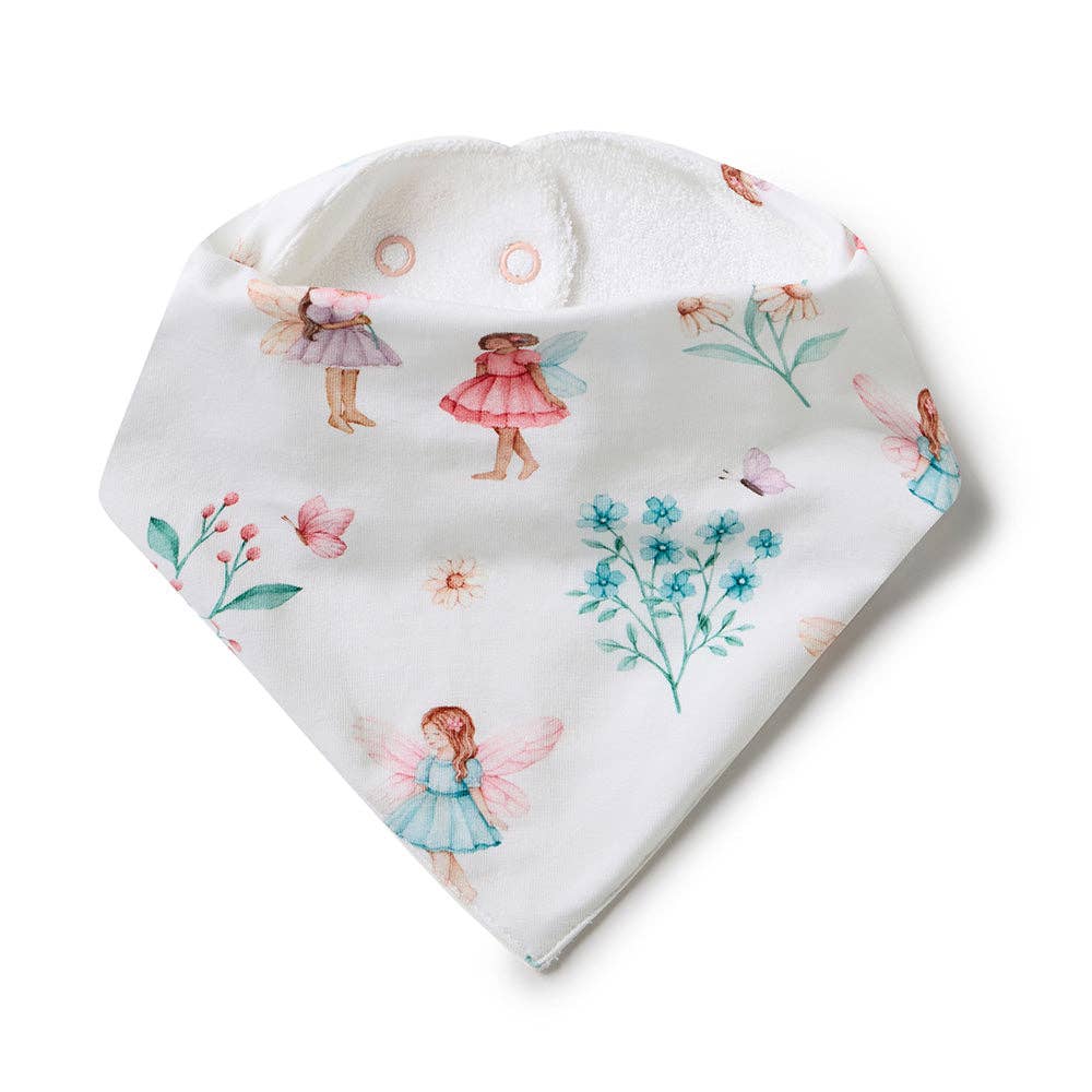 Fairy Garden Organic Dribble Bib