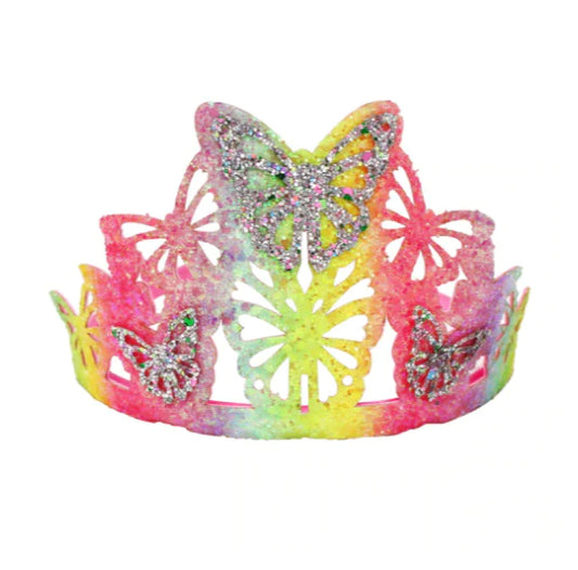 Soft Glitter Crown - Rainbow