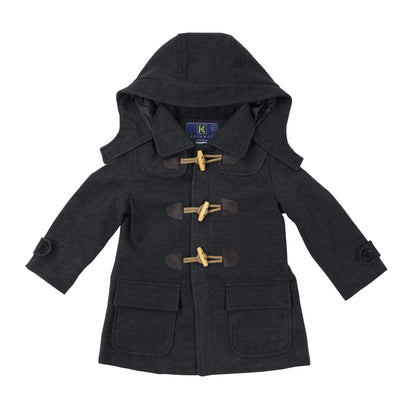 Duffle Overcoat - Charcoal