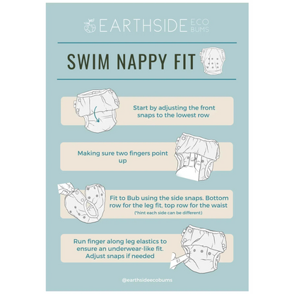 Reusable Swim Nappies - Enchanted Print