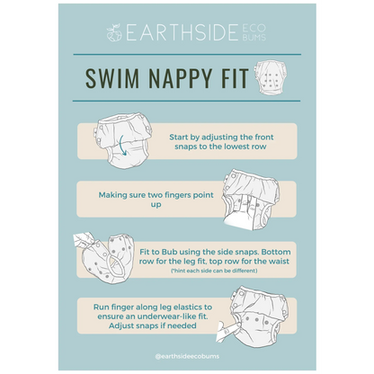 Reusable Swim Nappies - Sunny Daze Print