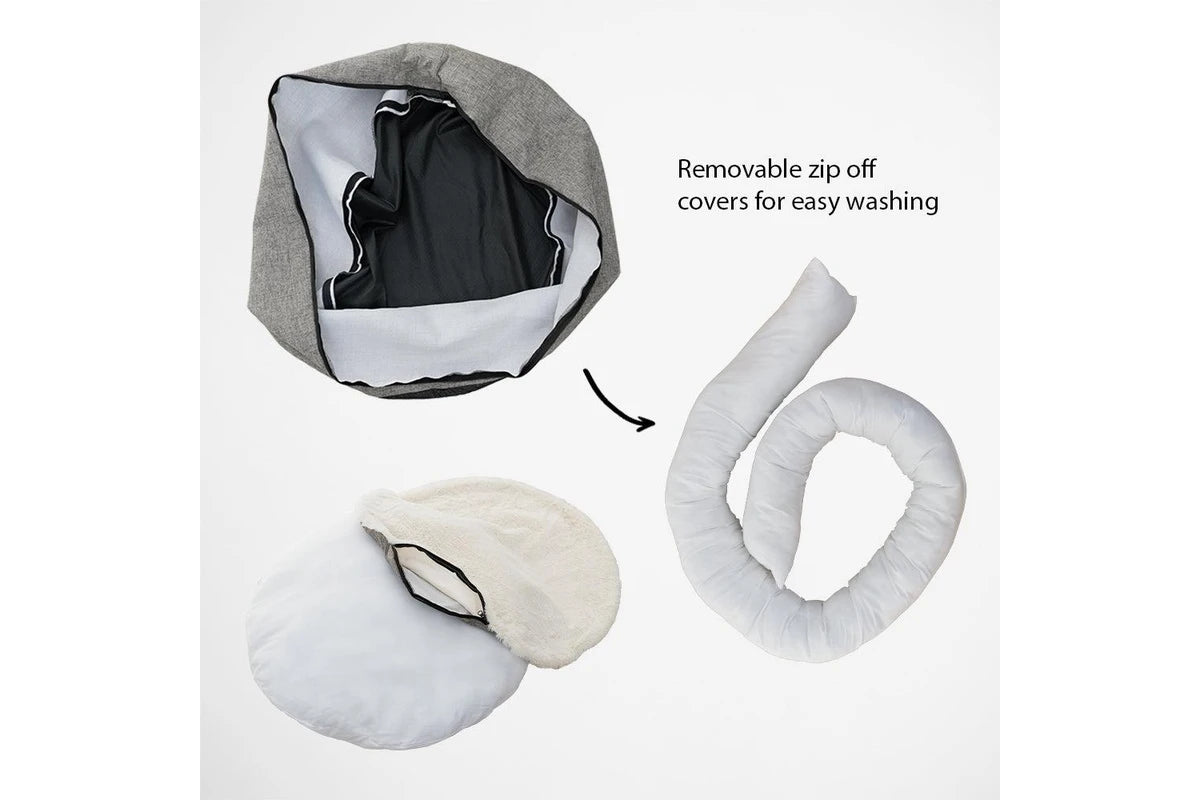 Donut Lounger - Grey Small