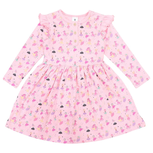 Dancing Unicorn Dress - Pink