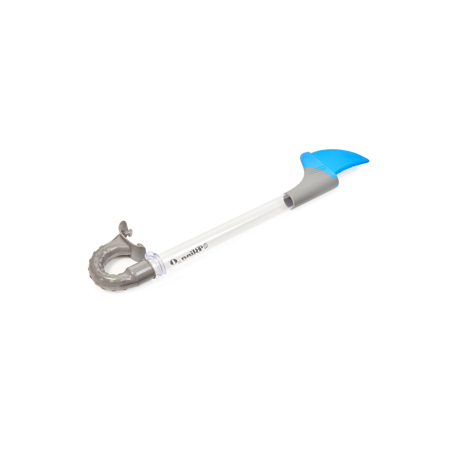 Shark Bite Blue Grey Fin Snorkel: Misty Blue/Grey (SHARKSNORK8)