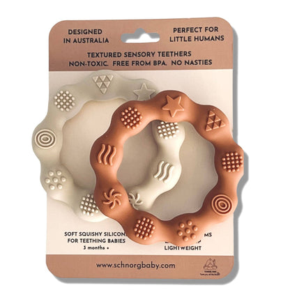 Schnorg Baby Teethers TWO PACK