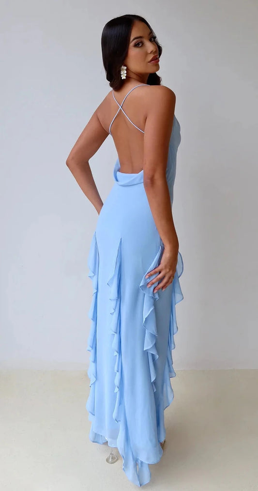 Whitney Dress - Sky