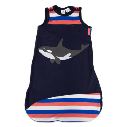 Sleeping Bag With Orca Print